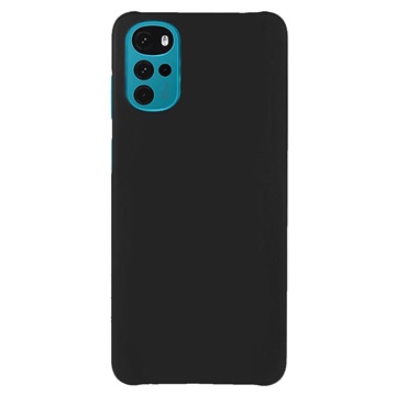 Coque Motorola Moto G22 en Plastique Caoutchouté - Noire