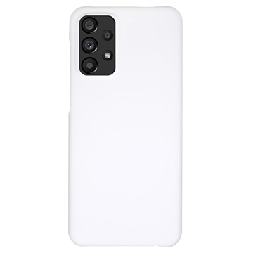 Coque Samsung Galaxy A23 en Plastique Caoutchouté - Blanche