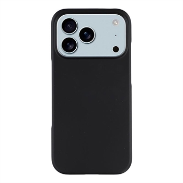 Coque iPhone 17 Pro Max en Plastique Caoutchouté - Noire