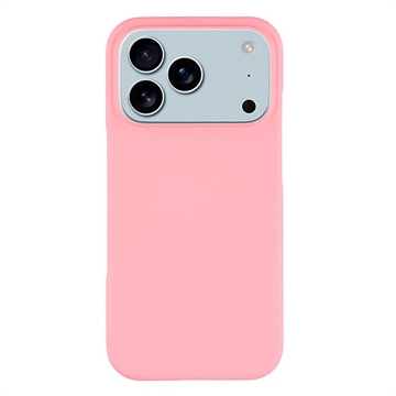Coque iPhone 17 Pro Max en Plastique Caoutchouté - Rose