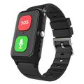 Bracelet intelligent S8 GPS pour personnes âgées - Noir