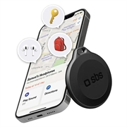 SBS Track My Circle Traceur d'objets étanche IP65 - Compatible Apple Find My