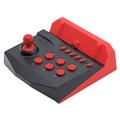SM319 Pour Nintendo Switch / Switch Lite Station de contrôle de jeu d'arcade avec fonction Turbo - Noir+Rouge