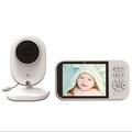 SP316 Baby Monitor 3.5" avec berceuses, vision nocturne - blanc