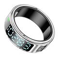 SR08 Smart Ring avec affichage numérique - Taille : 18.2mm - Argent