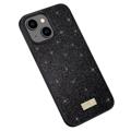Coque Revêtue iPhone 14 Plus - Série Sulada Glitter - Noire