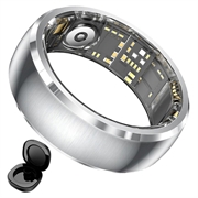 Bague connectée SY15 avec alerte par vibration - Taille 13 - Argent
