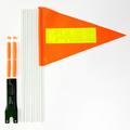 Drapeau de sécurité avec bande réfléchissante pour vélo d'enfant