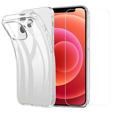 Coque iPhone 13 Mini en TPU avec Protecteur d’Écran Saii 2-en-1