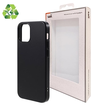 Coque Biodégradable iPhone 12 Pro Max Ligne Éco Saii - Noir