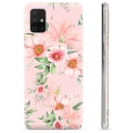 Coque Samsung Galaxy A51 en TPU - Fleurs à L'aquarelle