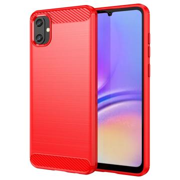 Coque Samsung Galaxy A05 en TPU Brossé - Fibre de Carbone