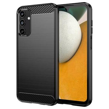 Coque Samsung Galaxy A15 en TPU Brossé - Fibre de Carbone