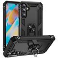 Coque Hybride Samsung Galaxy A15 avec Support Bague - Noire