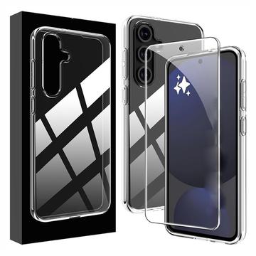 Coque Samsung Galaxy A17 en TPU avec Protecteur d’Écran Saii 2-en-1