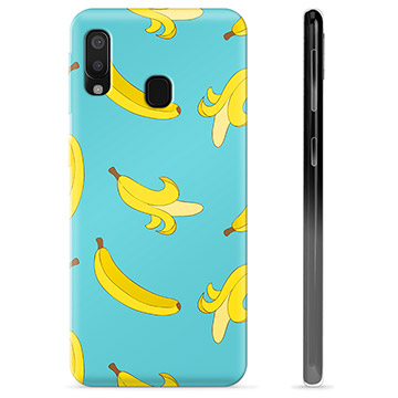 Coque Samsung Galaxy A20e en TPU - Bananes
