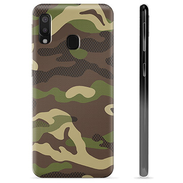 Coque Samsung Galaxy A20e en TPU - Camouflage