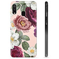 Coque Samsung Galaxy A20e en TPU - Fleurs Romantiques