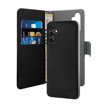 Étui Portefeuille Samsung Galaxy A25 Magnétique Puro 2-en-1 - Noir