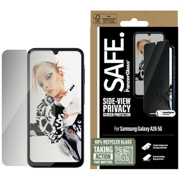 Protecteur d\'écran en verre trempé Samsung Galaxy A26 PanzerGlass Safe Privacy Ultra-Wide Fit - 9H