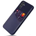 Coque Samsung Galaxy A35 avec Porte-Cartes KSQ - Bleue