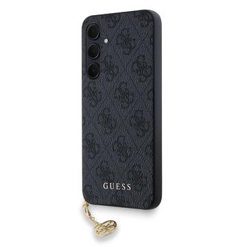 Coque Hybride Samsung Galaxy A35 Guess 4G Charms Collection - Grise