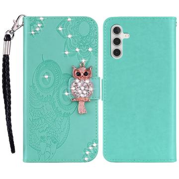 Etui Samsung Galaxy A35 Owl Rhinestone