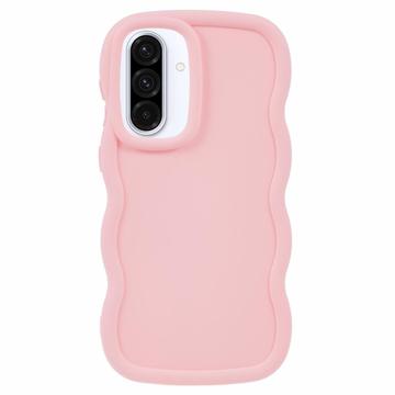 Coque Samsung Galaxy A36/A56 en TPU Candy Color Wavy - Rose