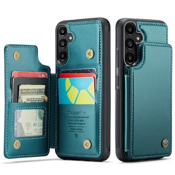 Étui Caseme C22 Samsung Galaxy A36 avec portefeuille de cartes protégé par RFID - Vert