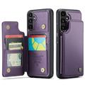 Étui Caseme C22 Samsung Galaxy A36 avec portefeuille de cartes protégé par RFID - Violet
