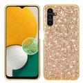 Coque Hybride Samsung Galaxy A36 - Série Glitter - Doré