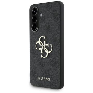 Coque Hybride Samsung Galaxy A36 Guess 4G Big Metal Logo - Noire