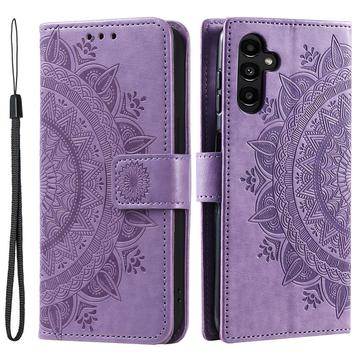 Étui Portefeuille Samsung Galaxy A36 Mandala Série - Paars