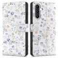 Étui Portefeuille Samsung Galaxy A36 avec Aimant et Support Tech-Protect - Fleurs de printemps