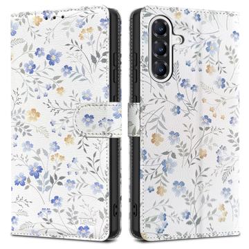Étui Portefeuille Samsung Galaxy A36 avec Aimant et Support Tech-Protect - Fleurs de printemps