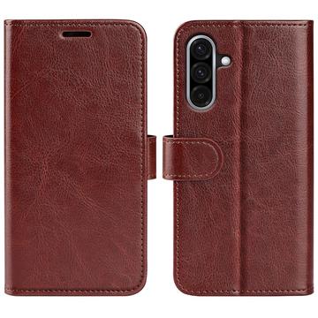 Etui portefeuille Samsung Galaxy A36 avec fermeture magnétique - Marron