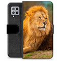 Étui Portefeuille Premium Samsung Galaxy A42 5G - Lion