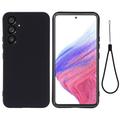 Coque Samsung Galaxy A54 5G en Silicone Liquide - Noire