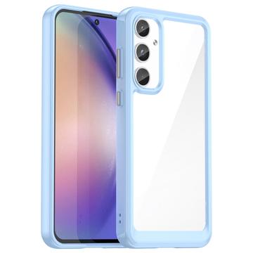 Coque Hybride Samsung Galaxy A55 Antichoc - Bleue