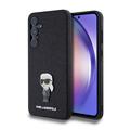 Samsung Galaxy A55 Karl Lagerfeld Fixed Glitter Metal Ikonik Case - Noir