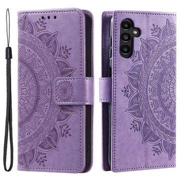 Étui Portefeuille Samsung Galaxy A55 Mandala Série