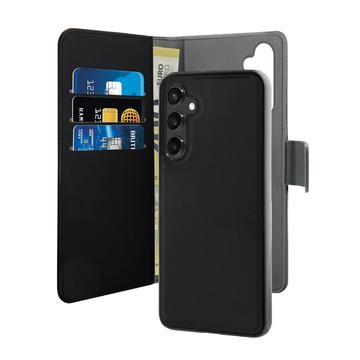 Étui Portefeuille Samsung Galaxy A55 Magnétique Puro 2-en-1 - Noir