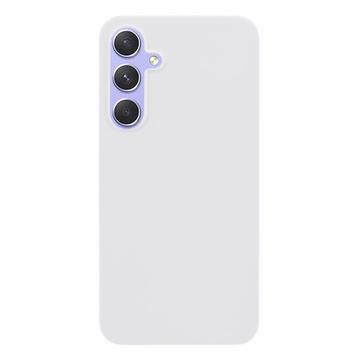 Coque Samsung Galaxy A55 en Plastique Caoutchouté - Blanche