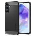 Coque Samsung Galaxy A55 en TPU Spigen Rugged Armor - Noire