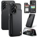 Étui Caseme C22 Samsung Galaxy A56 avec portefeuille de cartes protégé par RFID - Noir