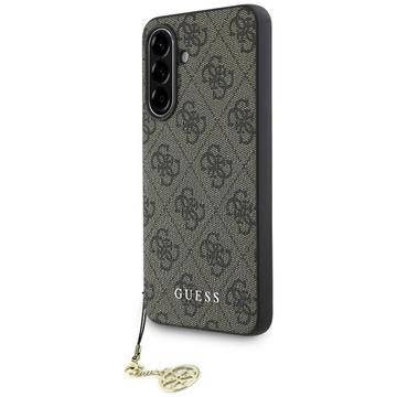 Coque Hybride Samsung Galaxy A56 Guess 4G Charms Collection - Marron