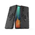 Coque Hybride Samsung Galaxy A71 avec Support Bague - Noire