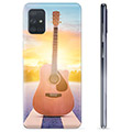 Coque Samsung Galaxy A71 en TPU - Guitare