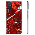 Coque Samsung Galaxy A71 en TPU - Marbre Rouge