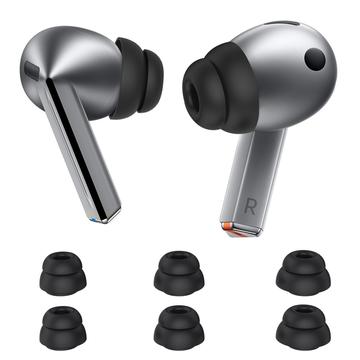 Samsung Galaxy Buds3 Pro Ahastyle DD09 Embouts en silicone - Noir